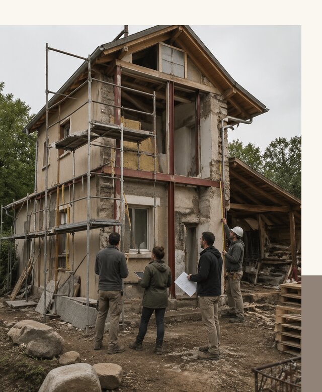 Реконструкция загородного дома под ключ в Таре от бюро